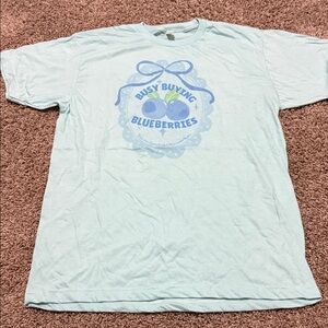 Light Blue Graphic T-Shirt